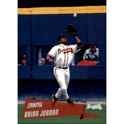2000 Stadium Club First Day Issue #2 Brian Jordan