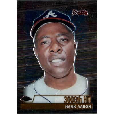 2000 Topps Chrome #237C H.Aaron MM 3000th Hit