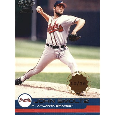 2001 Pacific Premiere Date #45 John Smoltz
