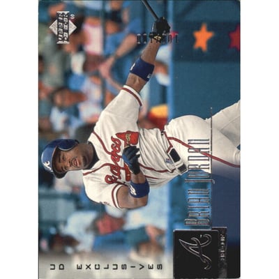 2001 Upper Deck Exclusives Silver #157 Brian Jordan