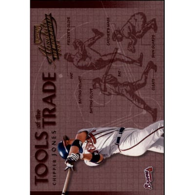 2002 Absolute Memorabilia Tools of the Trade #TT86 Chipper Jones