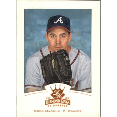 2002 Diamond Kings Bronze Foil #70 Greg Maddux