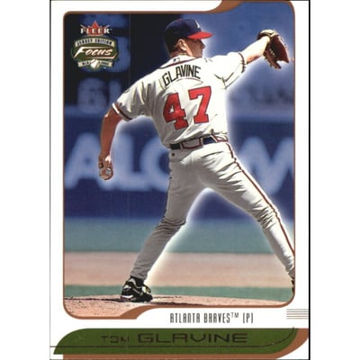 2002 Fleer Focus JE Century Parallel #30 Tom Glavine/147