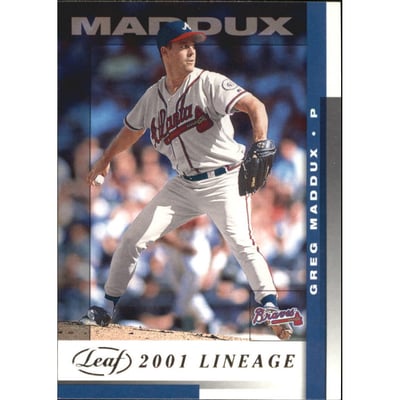 2002 Leaf Lineage #102 Greg Maddux 01