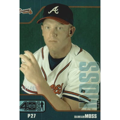 2002 Upper Deck 40-Man Electric Rainbow #517 Damian Moss