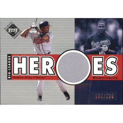 2002 Upper Deck Diamond Connection #299 Andruw Jones BLH Jsy