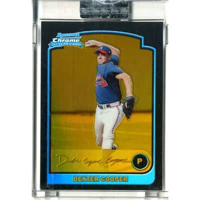 2003 Bowman Chrome Gold Refractors #200 Dexter Cooper