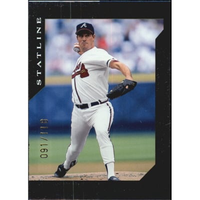 2003 Donruss Team Heroes Stat Line #42 Greg Maddux Braves/118