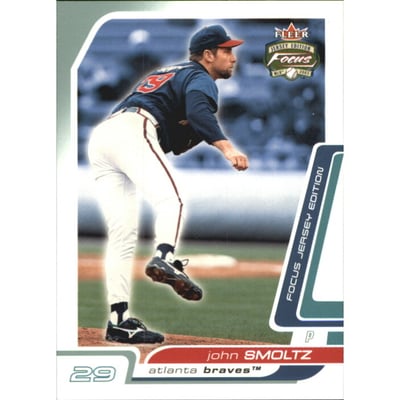 2003 Fleer Focus JE Century Parallel #118 John Smoltz/129
