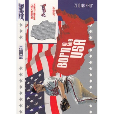 2003 Stadium Club Born in the USA Relics #JS John Smoltz Jsy