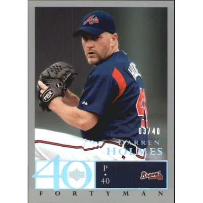 2003 Upper Deck 40-Man Rainbow #410 Darren Holmes