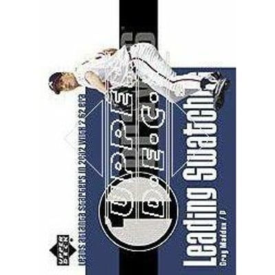 2003 Upper Deck Leading Swatches #GM Greg Maddux 2.62 ERA