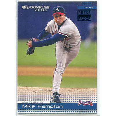 2004 Donruss Press Proofs Black #232 Mike Hampton