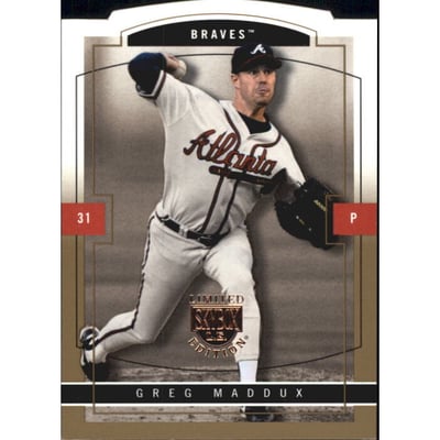 2004 SkyBox LE Gold Proof #26 Greg Maddux
