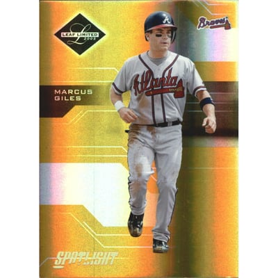 2005 Leaf Limited Gold Spotlight #142 Marcus Giles