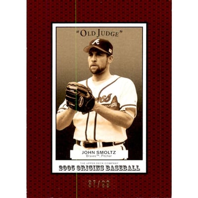 2005 Origins Old Judge Red #78 John Smoltz