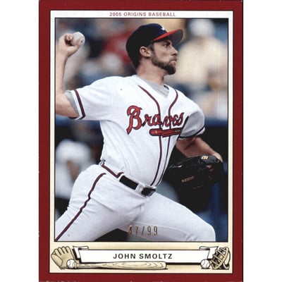 2005 Origins Red #53 John Smoltz