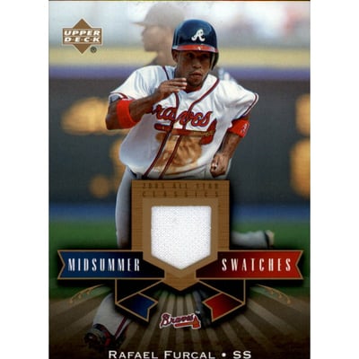 2005 UD All-Star Classics Midsummer Swatches #RF Rafael Furcal Jsy