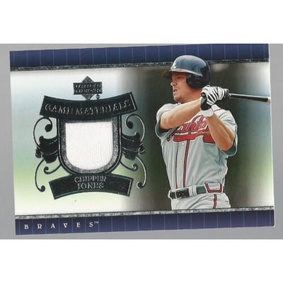 2007 Upper Deck UD Game Materials #CJ Chipper Jones S2