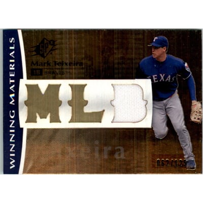 2008 SPx Winning Materials MLB 125 #MT Mark Teixeira