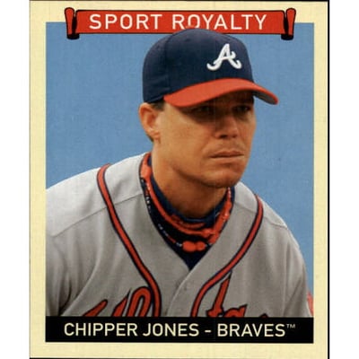 2008 Upper Deck Goudey Mini Red Backs #281 Chipper Jones SR