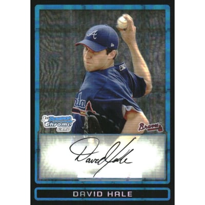 2009 Bowman Chrome Draft Prospects X-Fractors #BDPP46 David Hale