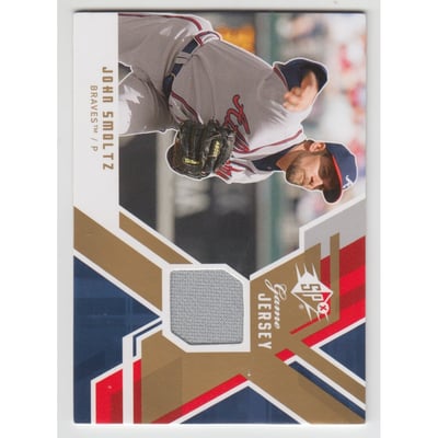 2009 SPx Game Jersey #GJJS John Smoltz