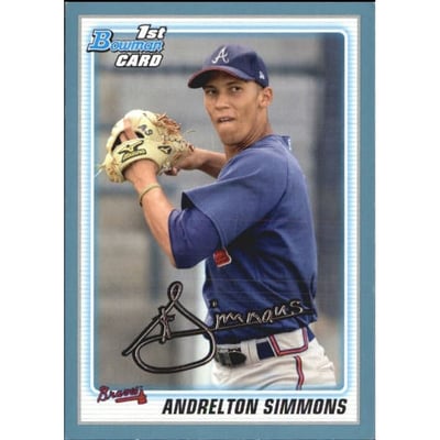 2010 Bowman Draft Prospects Blue #BDPP23 Andrelton Simmons