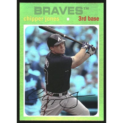 2012 Topps Archives Gold Foil #77 Chipper Jones