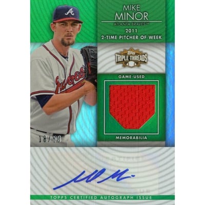 2012 Topps Triple Threads Unity Relics #UR267 Brandon Beachy