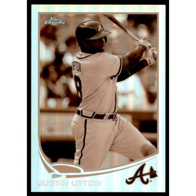 2013 Topps Chrome Sepia Refractors #143 Justin Upton