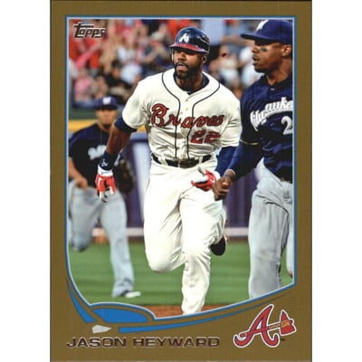 2013 Topps Mini Gold #222 Jason Heyward