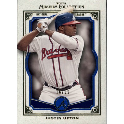 2013 Topps Museum Collection Blue #73 Justin Upton