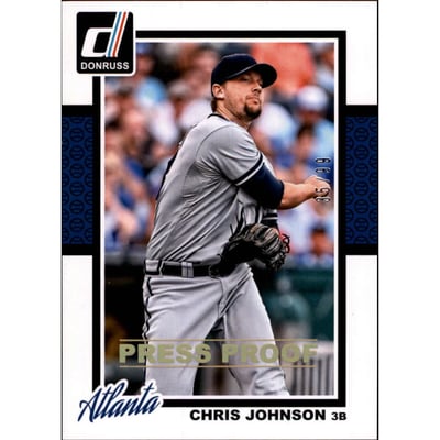 2014 Donruss Press Proofs Gold #58 Chris Johnson
