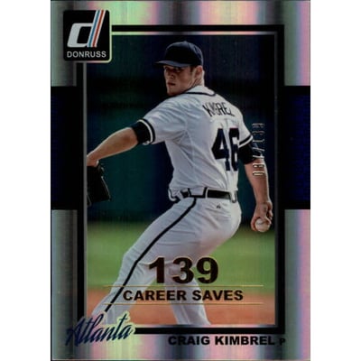2014 Donruss Stat Line Career #77 Craig Kimbrel/139