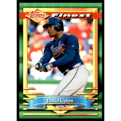2014 Finest 94 Finest Refractors #94FJU Justin Upton