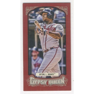 2014 Topps Gypsy Queen Mini Red #340 Justin Upton