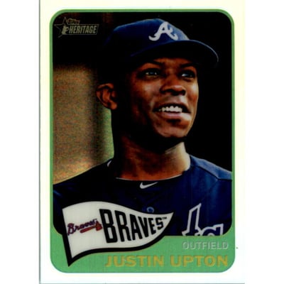 2014 Topps Heritage Chrome Refractors #170 Justin Upton