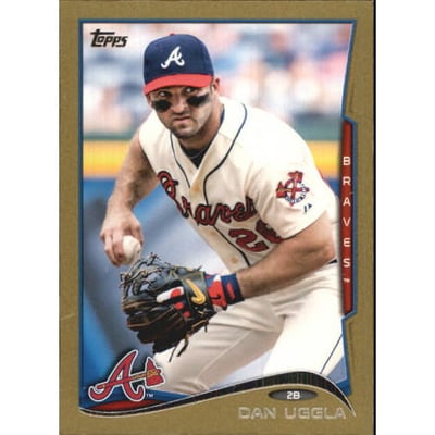 2014 Topps Mini Gold #365 Dan Uggla