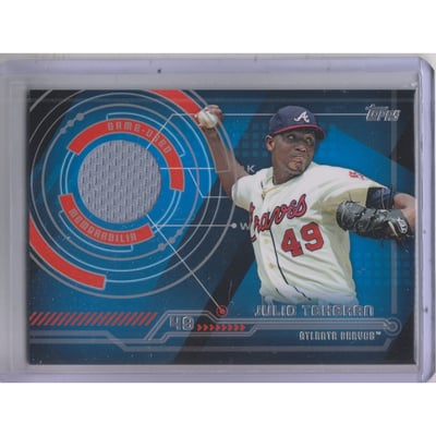 2014 Topps Trajectory Relics #TRJT Julio Teheran