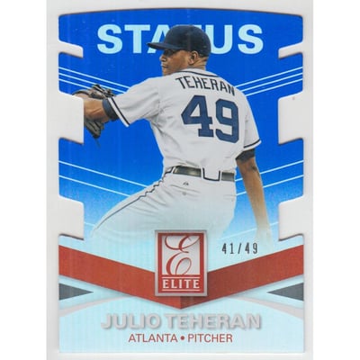 2015 Elite Status #75 Julio Teheran/49