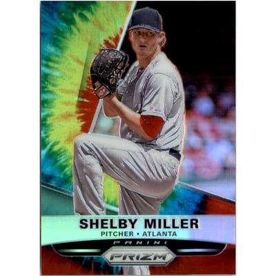 2015 Panini Prizm Prizms Tie Dyed #136 Shelby Miller