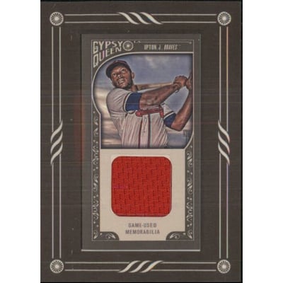 2015 Topps Gypsy Queen Framed Mini Relics #GMRJU Justin Upton