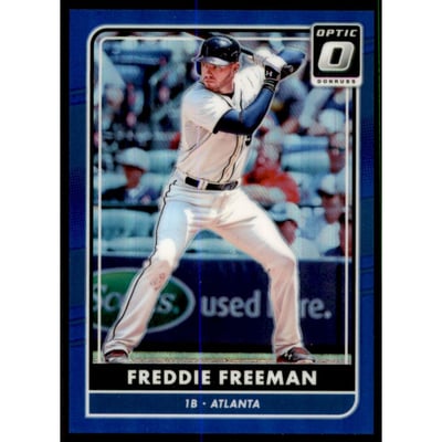 2016 Donruss Optic Blue #96 Freddie Freeman