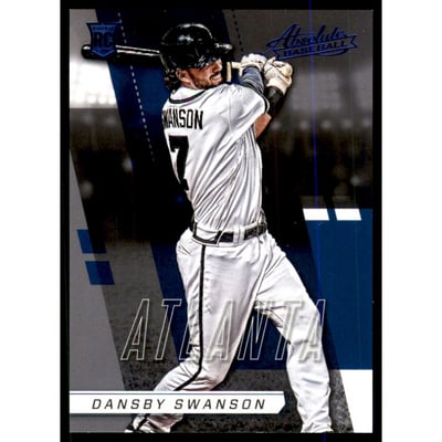 2017 Absolute Blue #6 Dansby Swanson