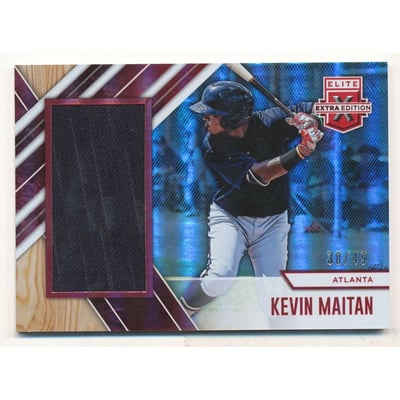 2017 Elite Extra Edition Jumbo Materials Red #8 Kevin Maitan/49