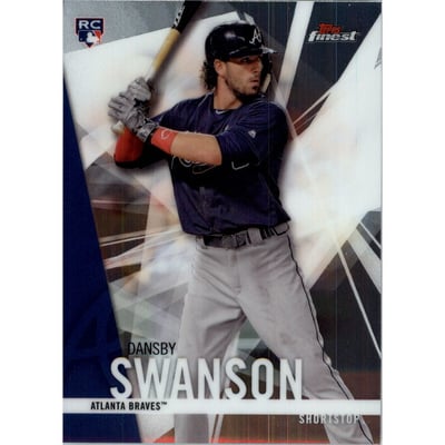 2017 Finest #32 Dansby Swanson RC