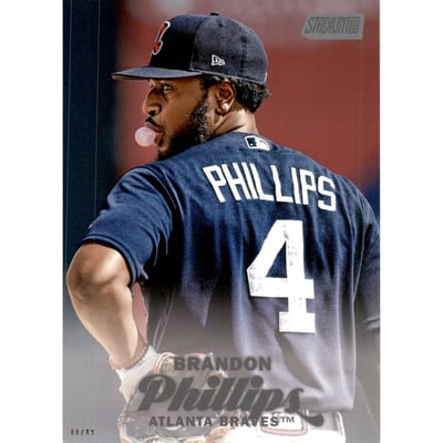 2017 Stadium Club 5x7 #32 Brandon Phillips