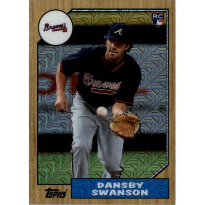2017 Topps '87 Topps Silver Pack Chrome #87DS Dansby Swanson