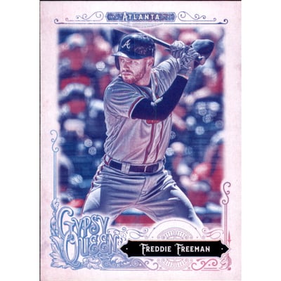 2017 Topps Gypsy Queen Missing Blackplate #111 Freddie Freeman